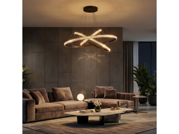 kelvo® DIAMOND KLV-101-0139-V2 Κρεμαστό Φωτιστικό Οροφής LED 120W 12000lm 180° AC 220-240V IP20 Ρυθμιζόμενο Λευκό CCT με Χειριστήριο από 2700K έως 6000K Dimmable - Lumileds SMD Chip - Μαύρο Ματ - Μ80 x Π80 x Υ80cm - 3 Χρόνια Εγγύηση kelvo® DIAMOND KLV-101-0139-V2 Κρεμαστό Φωτιστικό Οροφής LED 120W 12000lm 180° AC 220-240V IP20 Ρυθμιζόμενο Λευκό CCT με Χειριστήριο από 2700K έως 6000K Dimmable - Lumileds SMD Chip - Μαύρο Ματ - Μ80 x Π80 x Υ80cm - 3 Χρόνια Εγγύηση