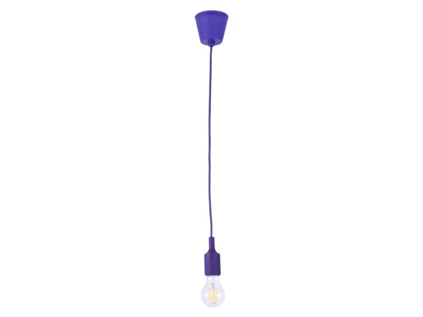 GLOBOSTAR® CABLITO 61560 Μοντέρνο Κρεμαστό Φωτιστικό Οροφής με Ντουί 1 x E27 AC 220-240V IP20 - Μωβ - Μ4 x Π4 x Υ110cm GLOBOSTAR® CABLITO 61560 Μοντέρνο Κρεμαστό Φωτιστικό Οροφής με Ντουί 1 x E27 AC 220-240V IP20 - Μωβ - Μ4 x Π4 x Υ110cm