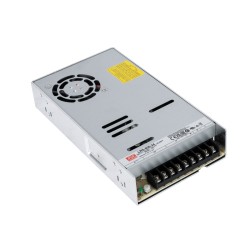 GLOBOSTAR® MEANWELL-LRS600-24 90788 Τροφοδοτικό/Μετασχηματιστής Class I PELV 600W 25A AC 220-240V σε DC 24V IP20 - Ρυθμιζόμενo από DC 22.8V έως DC 26.4V - Ασημί - Μ22.5 x Π12.4 x Υ4.1cm - 3 Χρόνια Εγγύηση