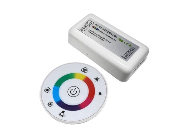 Ασύρματος LED RGB Controller με Λευκό Στρογγυλό Χειριστήριο Αφής 2.4G 12v (192w) - 24v (384w) DC GloboStar 77545 Ασύρματος LED RGB Controller με Λευκό Στρογγυλό Χειριστήριο Αφής 2.4G 12v (192w) - 24v (384w) DC GloboStar 77545