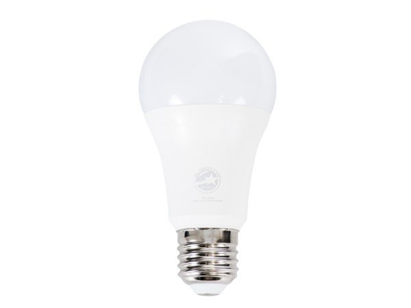 GLOBOSTAR® GLOBE 60049 Λάμπα E27 A60 LED 15W 1455lm 260° AC 220-240V IP20 Φυσικό Λευκό 4500K Dimmable - Lumileds SMD Chip - Λευκό Γαλακτερό - Μ6 x Π6 x Υ11.9cm - 3 Χρόνια Εγγύηση