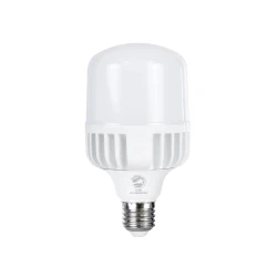 GLOBOSTAR® HIGHBAY 60061 Λάμπα E27 LED 25W 2910lm 260° AC 220-240V Αδιάβροχο IP44 Φυσικό Λευκό 4500K - Lumileds SMD Chip - Λευκό Γαλακτερό - Μ8 x Π8 x Υ15cm - 3 Χρόνια Εγγύηση
