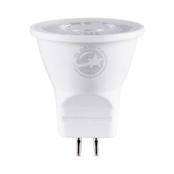 GLOBOSTAR® TINO 60108 Σποτ GU5.3 MR11 LED 3W 330lm 38° DC 12-24V IP20 Ψυχρό Λευκό 6000K - Bridgelux SMD Chip - Μ3.5 x Π3.5 x Υ3.5cm - 3 Χρόνια Εγγύηση