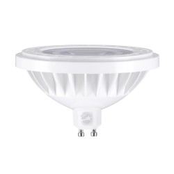 GLOBOSTAR® BEAMAR 60126 Σποτ GU10 AR111 LED 15W 1500lm 12° AC 220-240V IP20 Ψυχρό Λευκό 6000K - Μ11 x Π11 x Υ6.6cm - 3 Χρόνια Εγγύηση