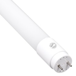 GLOBOSTAR® TUBIO 60137 Λάμπα T8 G13 Τύπου Φθορίου 60cm LED 10W 1010lm 220° AC 220-240V IP20 Θερμό Λευκό 2700K - Lumileds SMD Chip - Λευκό Γαλακτερό - Μ60 x Π2.7 x Υ2.7cm - 3 Χρόνια Εγγύηση