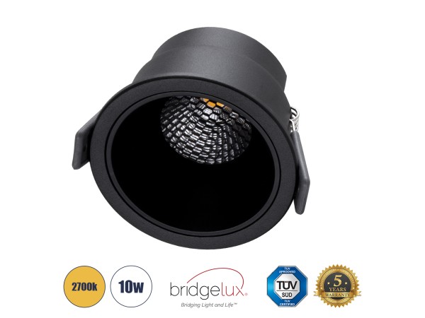 GLOBOSTAR® PLUTO-M 60257 Χωνευτό Downlight Σποτ με Honeycomb Anti Glare Reflector LED 10W 1250lm 38° AC 220-240V IP20 Θερμό Λευκό 2700K - Bridgelux COB Chip & TÜV SÜD Driver - Μαύρο Ματ - Μ8.4 x Π8.4 x Υ5.9cm / Q7.5cm - 5 Χρόνια Εγγύηση GLOBOSTAR® PLUTO-M 60257 Χωνευτό Downlight Σποτ με Honeycomb Anti Glare Reflector LED 10W 1250lm 38° AC 220-240V IP20 Θερμό Λευκό 2700K - Bridgelux COB Chip & TÜV SÜD Driver - Μαύρο Ματ - Μ8.4 x Π8.4 x Υ5.9cm / Q7.5cm - 5 Χρόνια Εγγύηση