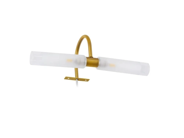 GLOBOSTAR® FLORA 60413 Μοντέρνο Φωτιστικό Τοίχου - Απλίκα Καθρέπτη Μπάνιου με Ντουί 2 x G9 AC 220-240V IP44 - Χρυσό & Λευκό - Μ31 x Π13 x Υ12cm GLOBOSTAR® FLORA 60413 Μοντέρνο Φωτιστικό Τοίχου - Απλίκα Καθρέπτη Μπάνιου με Ντουί 2 x G9 AC 220-240V IP44 - Χρυσό & Λευκό - Μ31 x Π13 x Υ12cm