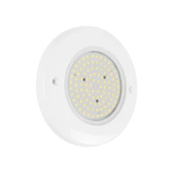 GLOBOSTAR® POOLARTY 61714 Υποβρύχιο Φωτιστικό για Σιντριβάνια/Πισίνες LED 8W 680lm 120° DC 12V Αδιάβροχο IP68 Ψυχρό Λευκό 6000K Dimmable - Bridgelux SMD Chip - 1m VDE Rubber Καλώδιο - Μ13 x Π13 x Υ2cm - 3 Χρόνια Εγγύηση