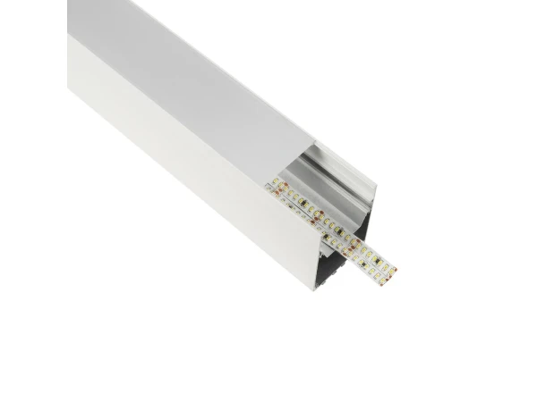 GLOBOSTAR® ALP-LINEAR BRIGHTRAIL 61774-3M Επιφανειακό / Κρεμαστό / Επιτοίχιο Προφίλ Αλουμινίου με Λευκό Γαλακτερό Πατητό Κάλυμμα για Ταινίες LED IP20 - Λευκό Ματ - Μ300 x Π5 x Υ7.5cm GLOBOSTAR® ALP-LINEAR BRIGHTRAIL 61774-3M Επιφανειακό / Κρεμαστό / Επιτοίχιο Προφίλ Αλουμινίου με Λευκό Γαλακτερό Πατητό Κάλυμμα για Ταινίες LED IP20 - Λευκό Ματ - Μ300 x Π5 x Υ7.5cm
