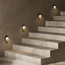 kelvo® STEPART KLV-101-0101 Φωτιστικό Σκαλοπατιού / Διαδρόμου LED 3W 375lm 45° AC 220-240V Αδιάβροχο IP65 Θερμό Λευκό 2700K - Lumileds SMD Chip & TÜV SÜD Driver - Μαύρο Ματ - Μ13 x Π5.5 x Υ26cm - 5 Χρόνια Εγγύηση