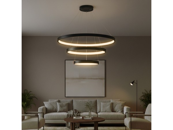 kelvo® NEMESIS KLV-101-0220 Κρεμαστό Φωτιστικό Οροφής LED 120W 12000lm 180° AC 220-240V IP20 Ρυθμιζόμενο Λευκό CCT με Χειριστήριο από 2700K έως 6000K Dimmable - Lumileds SMD Chip - Μαύρο Ματ - Μ80 x Π80 x Υ80cm - 3 Χρόνια Εγγύηση kelvo® NEMESIS KLV-101-0220 Κρεμαστό Φωτιστικό Οροφής LED 120W 12000lm 180° AC 220-240V IP20 Ρυθμιζόμενο Λευκό CCT με Χειριστήριο από 2700K έως 6000K Dimmable - Lumileds SMD Chip - Μαύρο Ματ - Μ80 x Π80 x Υ80cm - 3 Χρόνια Εγγύηση