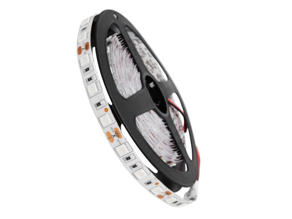 GLOBOSTAR® LUMAR 70025 Ταινία LED 14.4W/m 936lm/m 120° DC 12V IP20 60 x SMD5050 Chip/m Πράσινο Dimmable - Sanan SMD Chip - Μ500 x Π1 x Υ0.2cm - Ρολό 5 Μέτρων - 5 Χρόνια Εγγύηση
