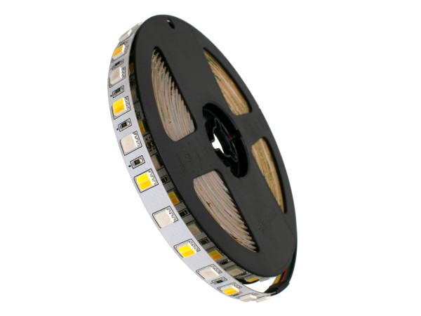 GLOBOSTAR® PRISMA 70266 Ταινία LED 18W/m 1800lm/m 120° DC 24V IP20 72 x SMD5050 Chip/m Πολύχρωμο RGBW+WW Dimmable - Sanan SMD Chip - Μ500 x Π1 x Υ0.2cm - Ρολό 5 Μέτρων - 5 Χρόνια Εγγύηση