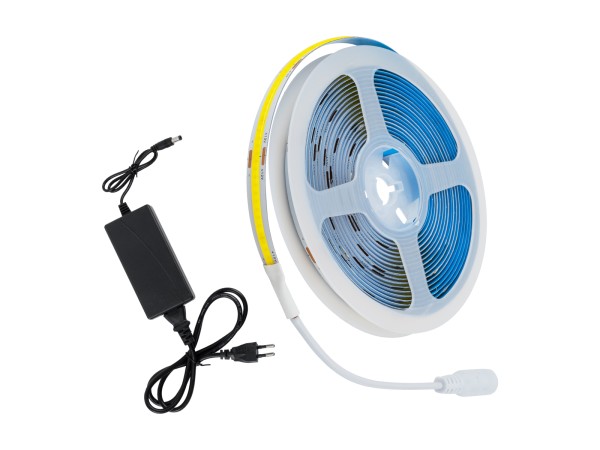 GLOBOSTAR® COBWAVE 70416 Σετ Ταινίας με Τροφοδοτικό LED 48W 4800lm 120° AC 220-240V IP20 1540 x COB Chip Φυσικό Λευκό 4500K - Sanan COB Chip - Μ500 x Π1 x Υ0.2cm - Ρολό 5 Μέτρων - 2 Χρόνια Εγγύηση GLOBOSTAR® COBWAVE 70416 Σετ Ταινίας με Τροφοδοτικό LED 48W 4800lm 120° AC 220-240V IP20 1540 x COB Chip Φυσικό Λευκό 4500K - Sanan COB Chip - Μ500 x Π1 x Υ0.2cm - Ρολό 5 Μέτρων - 2 Χρόνια Εγγύηση