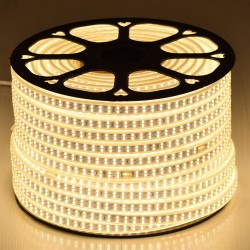 GLOBOSTAR® EPIWIDE 70512 Ταινία LED 24W/m 2160lm/m 120° DC 220-240V Αδιάβροχη IP65 180 x SMD2835 Chip/m Θερμό Λευκό 2700K Dimmable - Epistar SMD Chip - M100 x Π1.6 x Υ0.7cm - 3 Χρόνια Εγγύηση