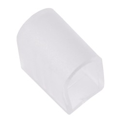 GLOBOSTAR® NEOVALE-A 70615 Τερματική Τάπα για Neon Flex LED Αδιάβροχο IP65 - Διάφανο - Μ1.8 x Π1.5 x Υ1cm