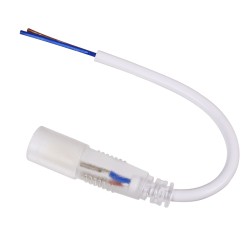 GLOBOSTAR® NEOTUBE-A 70633 Σύνδεσμος για Neon Flex LED Αδιάβροχο IP65 - Διάφανο - Μ20 x Π1.7 x Υ1.6cm