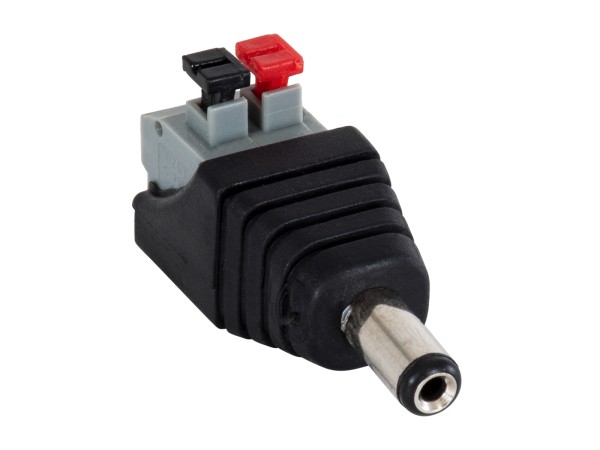 GLOBOSTAR® STRIPDC 70677 Ταχυσύνδεσμος DC Jack 5.5x2.1mm Αρσενικός σε Πατητή Κλέμα IP20 - Μαύρο - Μ4.1 x Π1.5 x Υ2cm GLOBOSTAR® STRIPDC 70677 Ταχυσύνδεσμος DC Jack 5.5x2.1mm Αρσενικός σε Πατητή Κλέμα IP20 - Μαύρο - Μ4.1 x Π1.5 x Υ2cm