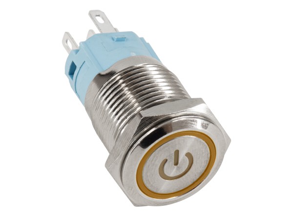 GloboStar® 70774 LED Φωτιζόμενος Διακόπτης Χωνευτός - Μπουτόν On/Off Ανοξείδωτος AC 220-240V Αδιάβροχο IP67 Φ18mm με Angel Eye Πορτοκαλί GloboStar® 70774 LED Φωτιζόμενος Διακόπτης Χωνευτός - Μπουτόν On/Off Ανοξείδωτος AC 220-240V Αδιάβροχο IP67 Φ18mm με Angel Eye Πορτοκαλί