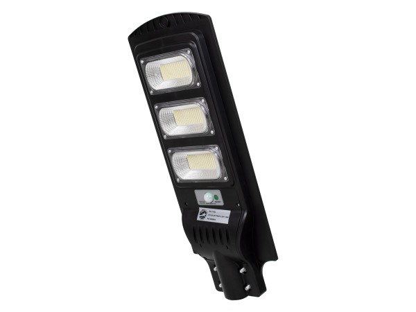 GloboStar® 71552 Αυτόνομο Ηλιακό Φωτιστικό Δρόμου Street Light LED SMD 150W 12000lm με Ενσωματωμένη Μπαταρία Li-ion 9000mAh - Φωτοβολταϊκό Πάνελ με Αισθητήρα Ημέρας-Νύχτας PIR Αισθητήρα Κίνησης Αδιάβροχο IP65 Ψυχρό Λευκό 6000K GloboStar® 71552 Αυτόνομο Ηλιακό Φωτιστικό Δρόμου Street Light LED SMD 150W 12000lm με Ενσωματωμένη Μπαταρία Li-ion 9000mAh - Φωτοβολταϊκό Πάνελ με Αισθητήρα Ημέρας-Νύχτας PIR Αισθητήρα Κίνησης Αδιάβροχο IP65 Ψυχρό Λευκό 6000K