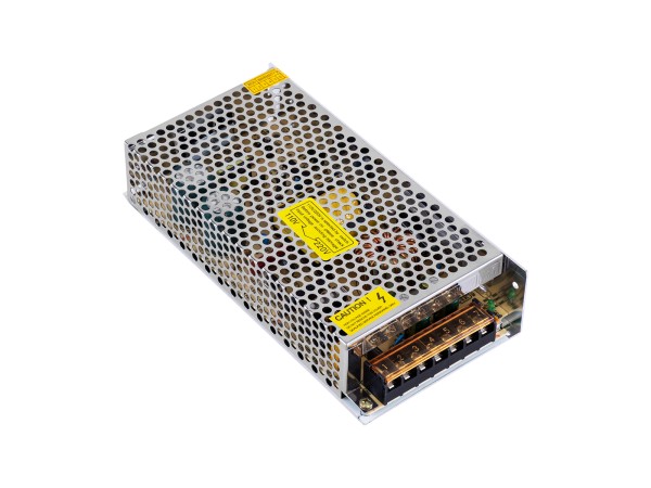 GloboStar® 73091 Μεταλλικό Τροφοδοτικό PELV TRIAC DIMMABLE για Προϊόντα LED 200W 16.66A - AC 220-240V σε DC από 0.5V (0%) σε 12V (100%) - IP20 L20 x W9 x H4.5cm - 3 Χρόνια Εγγύηση