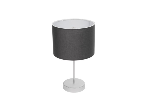 GLOBOSTAR® WIZ 203-0179 Μοντέρνο Επιτραπέζιο Φωτιστικό Πορτατίφ με Ντουί 1 x E27 AC 220-240V IP20 - Ασημί & Γκρι - Μ22 x Π22 x Υ36.5cm GLOBOSTAR® WIZ 203-0179 Μοντέρνο Επιτραπέζιο Φωτιστικό Πορτατίφ με Ντουί 1 x E27 AC 220-240V IP20 - Ασημί & Γκρι - Μ22 x Π22 x Υ36.5cm