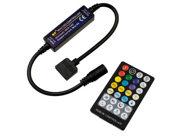 GLOBOSTAR® CONTROLI 73427 Σετ Dimmer / Controller με RF Ασύρματο Χειριστήριο με 5 x 1.2A 28.8W Κανάλια DC 5-24V 6A 144W Max IP20 - RF2.4Ghz - Μ30 x Π1.7 x Υ1.1cm - 2 Χρόνια Εγγύηση GLOBOSTAR® CONTROLI 73427 Σετ Dimmer / Controller με RF Ασύρματο Χειριστήριο με 5 x 1.2A 28.8W Κανάλια DC 5-24V 6A 144W Max IP20 - RF2.4Ghz - Μ30 x Π1.7 x Υ1.1cm - 2 Χρόνια Εγγύηση
