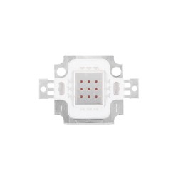 GloboStar® 73766 Υψηλής Ισχύος LED COB BRIDGELUX 10W 500lm DC 6-8V - M2.9 x P2 x Y0.3cm - Κόκκινο - 2 Χρόνια Εγγύηση