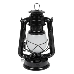 GLOBOSTAR® FIREWATCH 76546 Διακοσμητικό Φαναράκι LED 10W 500lm 360° Επαναφορτιζόμενο DC 5V με Μπαταρίες 2x18650 IP20 Ultra Θερμό Λευκό 1800K - Μ15 x Π11.5 x Υ23.5cm - 2 Χρόνια Εγγύηση