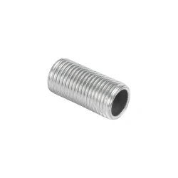 GLOBOSTAR® THREADEDTUBE 77557 Μεταλλικός DIY Σύνδεσμος / Μαστός με M10 Σπείρωμα για Φωτιστικά - Μ2 x Π1 x Υ1cm