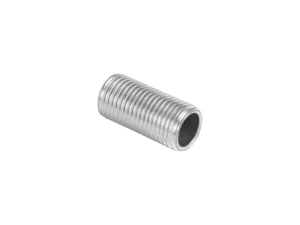 GLOBOSTAR® THREADEDTUBE 77557 Μεταλλικός DIY Σύνδεσμος / Μαστός με M10 Σπείρωμα για Φωτιστικά - Μ2 x Π1 x Υ1cm