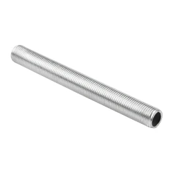 GLOBOSTAR® THREADEDTUBE 77559 Μεταλλικός DIY Σύνδεσμος / Μαστός με M10 Σπείρωμα για Φωτιστικά - Μ9 x Π1 x Υ1cm