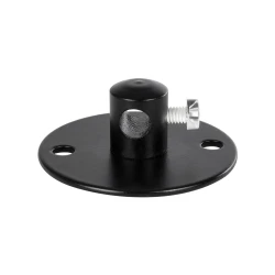 GLOBOSTAR® CABLEBASE 77560 Μεταλλικό Στήριγμα Καλωδίου για Φωτιστικά - Μαύρο - Μ4.5 x Π4.5 x Υ2cm