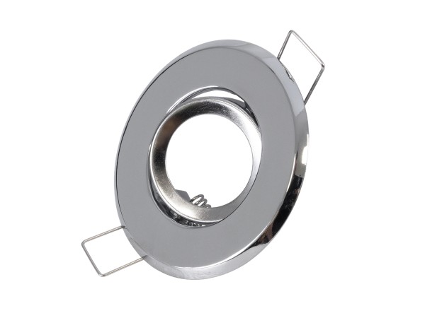 GLOBOSTAR® ORO 77803 Χωνευτή Κινούμενη Βάση για Σποτ MR11 για Ντουί GU10/GU5.3 IP20 - Νίκελ Βούρτσας - Μ7 x Π7 x Υ2.1cm / Q5.5cm