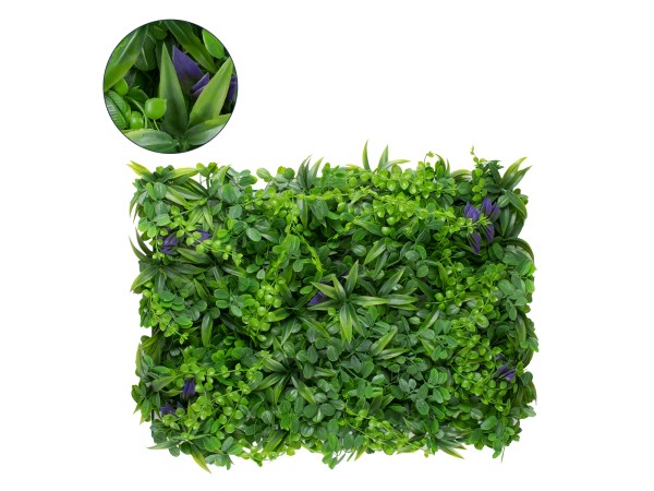 GLOBOSTAR® PEPPEROMIA 78434 Τεχνητό Πάνελ Φυλλωσιάς / Κάθετος Κήπος Πεπερόμια & Ζεβρίνα - Πράσινο - Μ60 x Π9 x Υ40cm GLOBOSTAR® PEPPEROMIA 78434 Τεχνητό Πάνελ Φυλλωσιάς / Κάθετος Κήπος Πεπερόμια & Ζεβρίνα - Πράσινο - Μ60 x Π9 x Υ40cm
