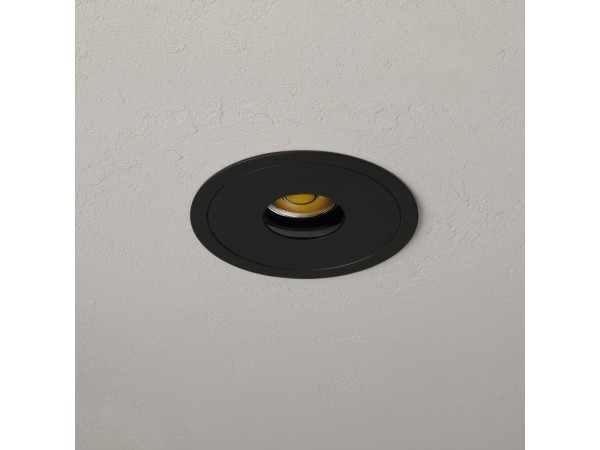 kelvo® PINADO KLV-101-0128 Χωνευτό Φωτιστικό Downlight Σποτ LED 7W 875lm 15° AC 220-240V IP20 Φυσικό Λευκό 4500K - Bridgelux COB Chip & TÜV SÜD Driver - Μαύρο Ματ - Μ8.3 x Π8.3 x Υ8.2cm / Q7.3cm - 5 Χρόνια Εγγύηση