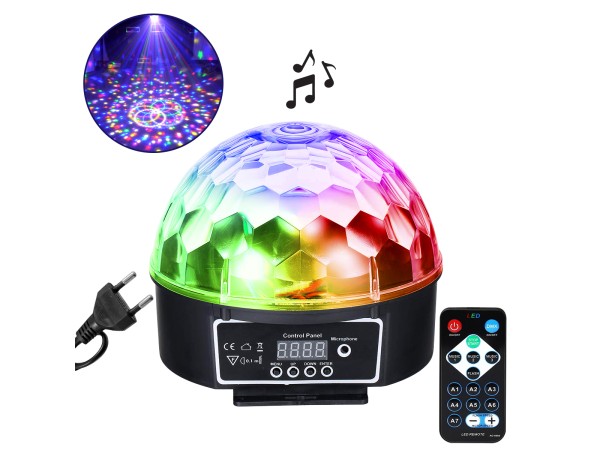 GLOBOSTAR® DISCOBALL 79602 Disco Μπάλα Φωτορυθμικό με RF Ασύρματο Χειριστήριο LED 20W 1000lm 180° AC 220-240V IP20 Πολύχρωμο RGB DMX512- Μ17 x Π17 x Υ15cm - 2 Χρόνια Εγγύηση GLOBOSTAR® DISCOBALL 79602 Disco Μπάλα Φωτορυθμικό με RF Ασύρματο Χειριστήριο LED 20W 1000lm 180° AC 220-240V IP20 Πολύχρωμο RGB DMX512- Μ17 x Π17 x Υ15cm - 2 Χρόνια Εγγύηση