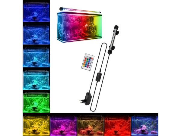 GloboStar® 79670 Φωτιστικό Ενυδρείου 18cm LED 2W 180° AC 230V Αδιάβροχο IP68 με Ασύρματο Χειριστήριο IR Πολύχρωμο RGB GloboStar® 79670 Φωτιστικό Ενυδρείου 18cm LED 2W 180° AC 230V Αδιάβροχο IP68 με Ασύρματο Χειριστήριο IR Πολύχρωμο RGB