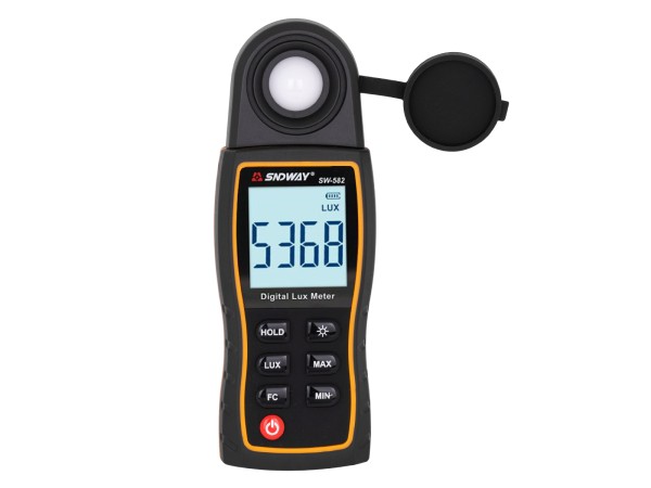 GloboStar® 79983 Ψηφιακός Μετρητής Έντασης Φωτισμού SNDWAY SW-582 με έλεγχο 0 έως 200000 lux GloboStar® 79983 Ψηφιακός Μετρητής Έντασης Φωτισμού SNDWAY SW-582 με έλεγχο 0 έως 200000 lux