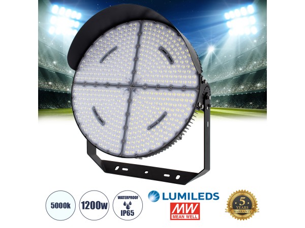 GloboStar® CYCLOP 90108 LED Προβολέας Γηπέδου 1200W 192000LM 60° AC 100-277V IP65 - Ψυχρό Λευκό 5000K - MeanWell Driver & LumiLEDs Chip - 5 Years Warranty GloboStar® CYCLOP 90108 LED Προβολέας Γηπέδου 1200W 192000LM 60° AC 100-277V IP65 - Ψυχρό Λευκό 5000K - MeanWell Driver & LumiLEDs Chip - 5 Years Warranty