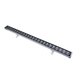 GLOBOSTAR® WASHERMOZA 90158 Μπάρα Φωτισμού Wall Washer LED 48W 5200lm 10-30° DC 24V Αδιάβροχο IP66 Θερμό Λευκό 2700K Dimmable - Bridgelux SMD Chip - Γκρι Ανθρακί - Μ100 x Π8 x Υ12cm - 3 Χρόνια Εγγύηση