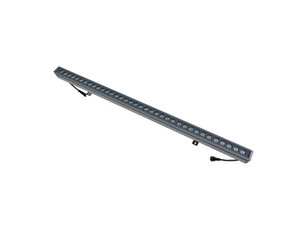 GLOBOSTAR® WASHERMOZA 90170 Μπάρα Φωτισμού Wall Washer LED 72W 6120lm 10-30° DC 24V Αδιάβροχο IP66 Πολύχρωμο RGB Dimmable - Bridgelux SMD Chip - Γκρι Ανθρακί - Μ100 x Π5 x Υ4cm - 3 Χρόνια Εγγύηση