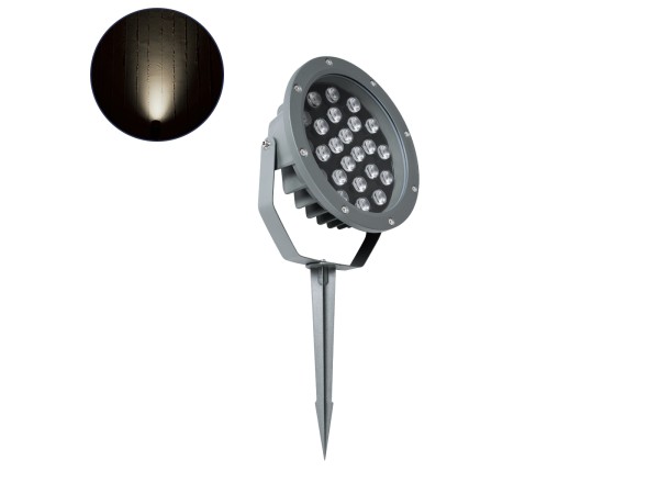 GloboStar® TREELIGHT-RIVA 90365 Σποτ Φωτισμού Ειδικό για Φυτά - Δέντρα με Βάση Κήπου / Καρφωτό LED 24W 2280lm 10° DC 24V Αδιάβροχο IP67 Φ20.5 x Υ6.5cm Φυσικό Λευκό 4500K - Γκρι Ανθρακί - 3 Years Warranty GloboStar® TREELIGHT-RIVA 90365 Σποτ Φωτισμού Ειδικό για Φυτά - Δέντρα με Βάση Κήπου / Καρφωτό LED 24W 2280lm 10° DC 24V Αδιάβροχο IP67 Φ20.5 x Υ6.5cm Φυσικό Λευκό 4500K - Γκρι Ανθρακί - 3 Years Warranty