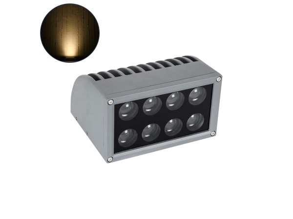 GloboStar® FLOOD-DENA 90485 Επιτοίχιος Προβολέας Wall Washer για Φωτισμό Κτιρίων - Απλίκα & Δαπέδου LED 16W 1440lm 5° DC 24V Αδιάβροχο IP67 Μ15.5 x Π13 x Υ9.1cm Θερμό Λευκό 2700K - Γκρι Ανθρακί - 3 Years Warranty GloboStar® FLOOD-DENA 90485 Επιτοίχιος Προβολέας Wall Washer για Φωτισμό Κτιρίων - Απλίκα & Δαπέδου LED 16W 1440lm 5° DC 24V Αδιάβροχο IP67 Μ15.5 x Π13 x Υ9.1cm Θερμό Λευκό 2700K - Γκρι Ανθρακί - 3 Years Warranty