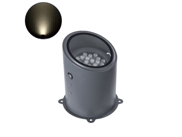GloboStar® FLOOD-MILO 90738 Κινούμενος Προβολέας - Σποτ Φωτισμού Wall Washer για Φωτισμό Κτιρίων LED 24W 2280lm 10° AC 220-240V Αδιάβροχο IP67 Φ22 x Υ30cm Φυσικό Λευκό 4500K - Γκρι Ανθρακί - 3 Χρόνια Εγγύηση GloboStar® FLOOD-MILO 90738 Κινούμενος Προβολέας - Σποτ Φωτισμού Wall Washer για Φωτισμό Κτιρίων LED 24W 2280lm 10° AC 220-240V Αδιάβροχο IP67 Φ22 x Υ30cm Φυσικό Λευκό 4500K - Γκρι Ανθρακί - 3 Χρόνια Εγγύηση