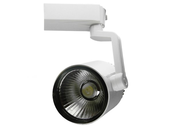 GloboStar S-40044 Διφασικό Bridgelux COB LED Φωτιστικό Σποτ Ράγας 30W 230V 3600lm 24° Ψυχρό Λευκό 6000k GloboStar S-40044 Διφασικό Bridgelux COB LED Φωτιστικό Σποτ Ράγας 30W 230V 3600lm 24° Ψυχρό Λευκό 6000k