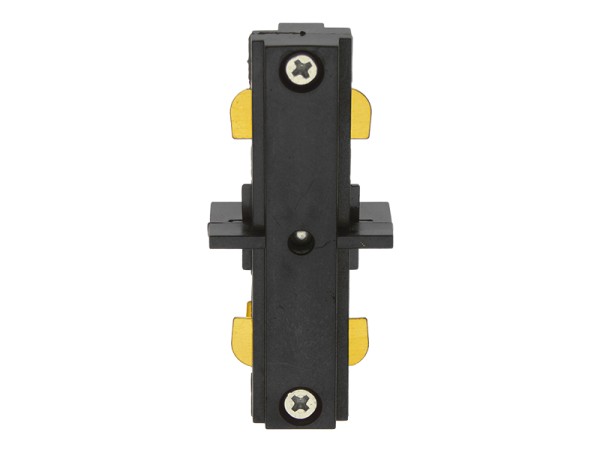 GloboStar S-40046 Διφασικός Connector 3 Καλωδίων Συνδεσμολογίας Γιώτα (Ι) για Μαύρη Ράγα Οροφής