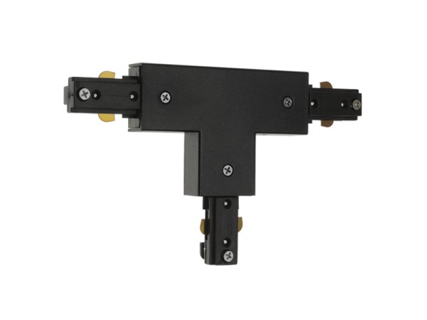 GloboStar S-40050 Διφασικός Connector 3 Καλωδίων Συνδεσμολογίας Ταφ (Τ) για Μαύρη Ράγα Οροφής GloboStar S-40050 Διφασικός Connector 3 Καλωδίων Συνδεσμολογίας Ταφ (Τ) για Μαύρη Ράγα Οροφής