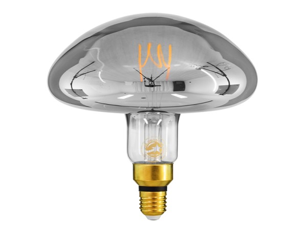 GLOBOSTAR® MUSHROOM 99174 Λάμπα E27 MR200 LED 6W 480lm 360° AC 220-240V IP20 Θερμό Λευκό 2700K Dimmable - Soft T Spiral Filament Chip - Μαύρο Φιμέ - Μ19.5 x Π19.5 x Υ20cm - 3 Χρόνια Εγγύηση GLOBOSTAR® MUSHROOM 99174 Λάμπα E27 MR200 LED 6W 480lm 360° AC 220-240V IP20 Θερμό Λευκό 2700K Dimmable - Soft T Spiral Filament Chip - Μαύρο Φιμέ - Μ19.5 x Π19.5 x Υ20cm - 3 Χρόνια Εγγύηση