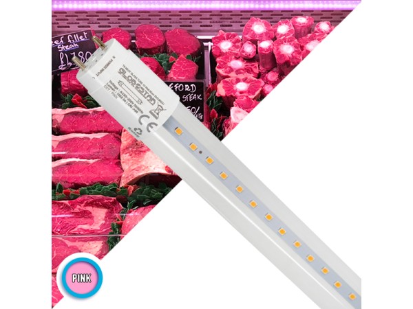 GloboStar® 99331 Λάμπα Σωλήνας Τύπου Φθορίου T8 Linear 60cm LED SMD 2835 10W 1000 lm 320° AC 85-265V IP20 CRI ≥90 Ροζ Ειδική για Κρεοπωλείο GloboStar® 99331 Λάμπα Σωλήνας Τύπου Φθορίου T8 Linear 60cm LED SMD 2835 10W 1000 lm 320° AC 85-265V IP20 CRI ≥90 Ροζ Ειδική για Κρεοπωλείο